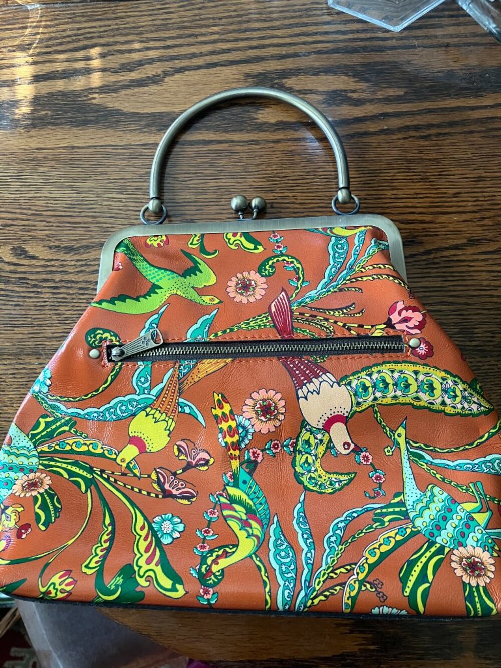 Patricia Nash Floral Crossbody Bag with Optional Crossbody Chain - Picture 13 of 13